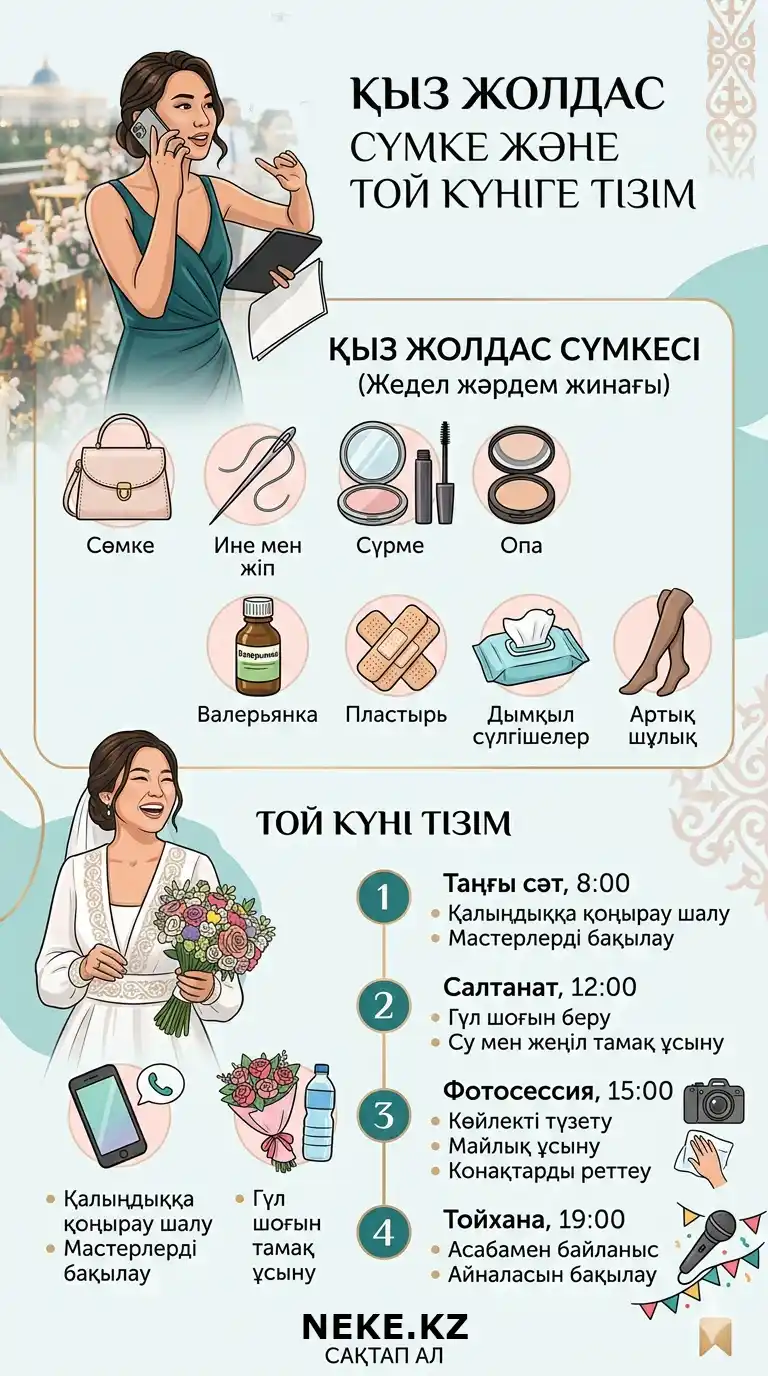 қыз жолдас не істеу керек